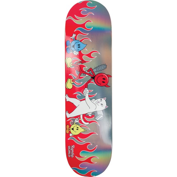 Rip N Dip World Industries Nerm vs Devilman Skateboard Deck - 8.5" x 31.75"