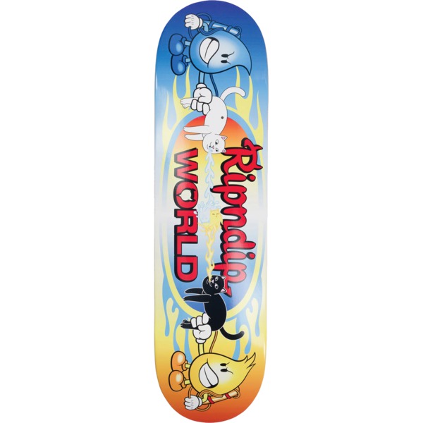 Rip N Dip World Industries Water Fire Skateboard Deck - 8.5" x 31.75"