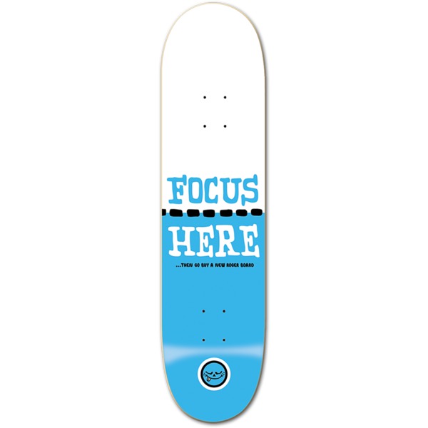 Roger Skateboards Focus Here Skateboard Deck - 8.25" x 31.5"