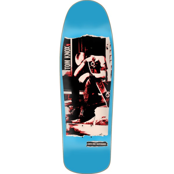 Santa Cruz Skateboards Tom Knox Punk Reissue Old School Skateboard Deck - 9.89" x 31.75"