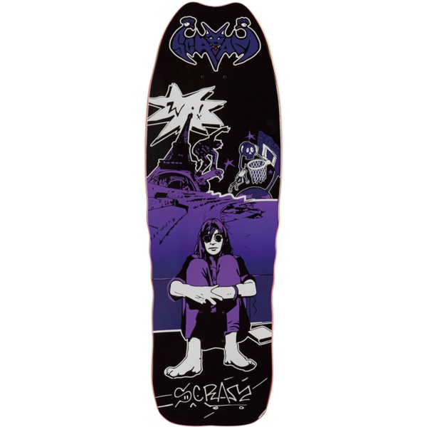 Scram Skateboards BGR Old School Skateboard Deck - 10.12" x 32.62"