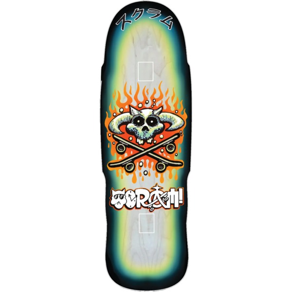 Scram Skateboards Bomb Old School Skateboard Deck - 10.5" x 32"