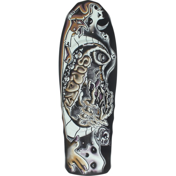 Scram Skateboards Boneless Old School Skateboard Deck - 10.12" x 31.25"