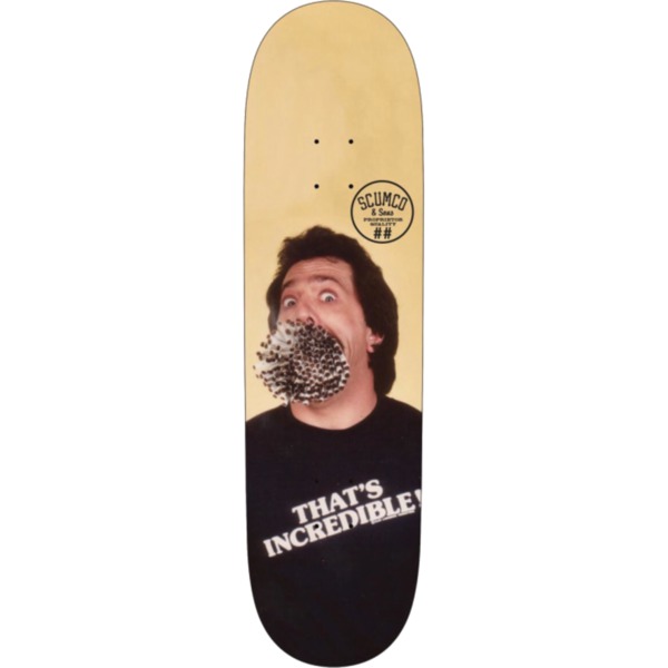 ScumCo & Sons That's Incredible Skateboard Deck - 8.5" x 32"