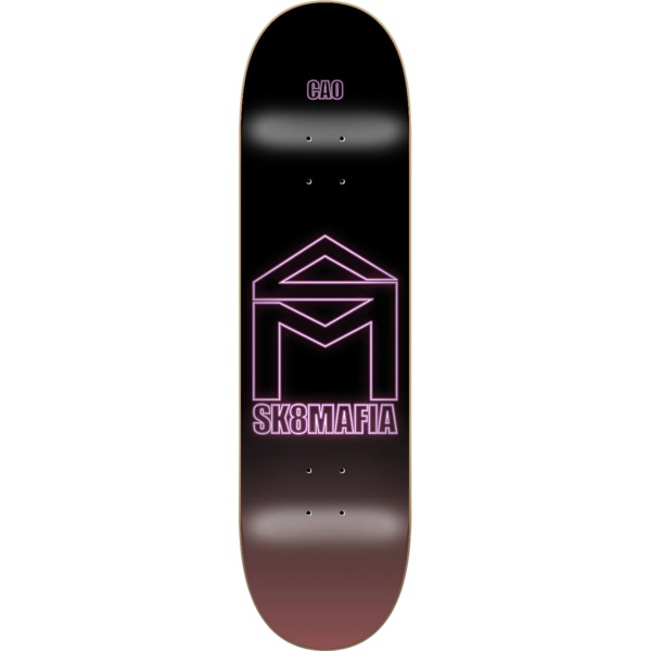 Sk8Mafia Skateboards Jimmy Cao House Logo Neon Skateboard Deck - 8" x 31.2"