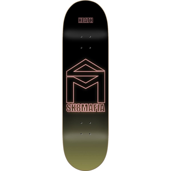 Uitbeelding Voorspellen Verslijten Sk8Mafia Skateboards Marshall Heath House Logo Neon Skateboard Deck - 8.3 x 32.125 Uitbeelding Voorspellen Verslijten Sk8Mafia Skateboards Marshall Heath House Logo Neon Skateboard Deck - 8.3 x 32.125