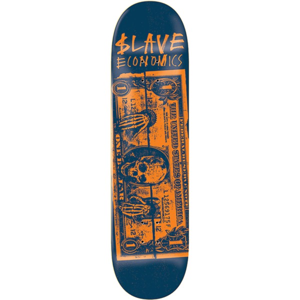Slave Skateboards Econo$lave 2021 Navy Skateboard Deck - 9" x 32.5"