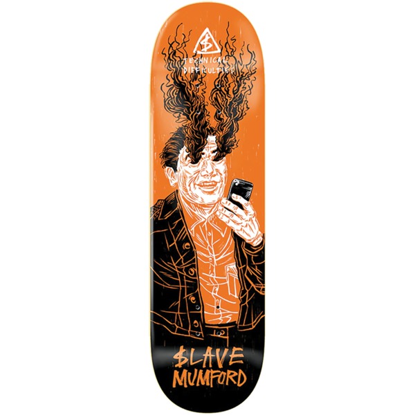 Slave Skateboards Matt Mumford Technical Difficulties Skateboard Deck - 9" x 33"