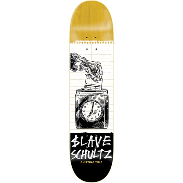 Slave Skateboards Anthony Schultz Quitting Time Skateboard Deck - 8.25" x 31.75"