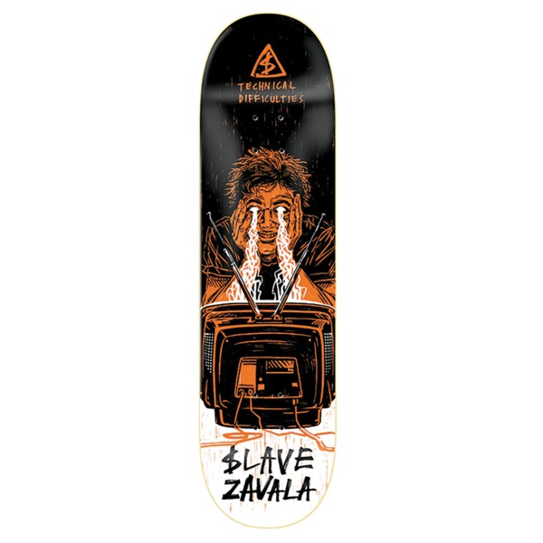Slave Skateboards AJ Zavala Technical Difficulties Skateboard Deck - 8.25" x 32"