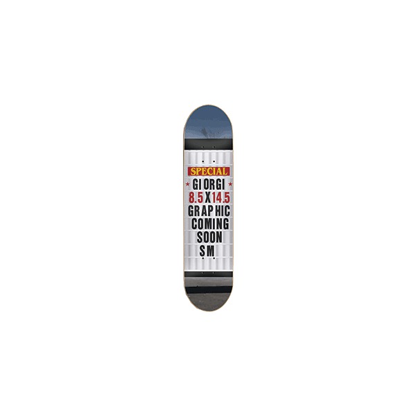 Skate Mental Giorgi Armani Coming Soon Skateboard Deck - 8.5" x 32"