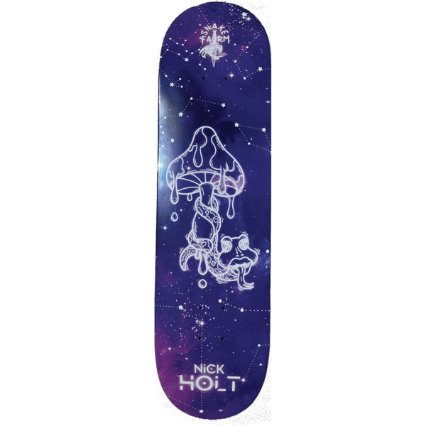 Snake Farm Skateboards Nick Holt Darkside Of The Shroom Skateboard Deck - 8.75" x 32.5"