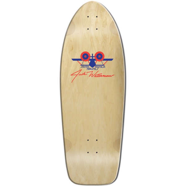 Santa Monica Airlines Jack Waterman Natural Old School Skateboard Deck - 11" x 31.5"