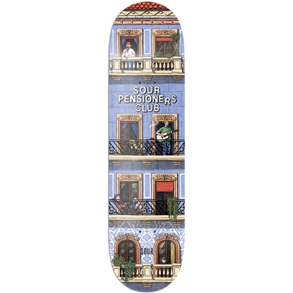 Sour Solution Skateboards Pensioners Club Skateboard Deck - 8.25" x 32"