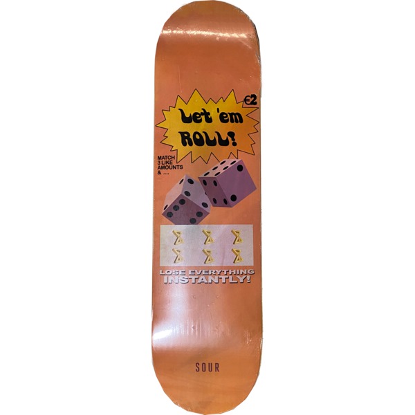 Sour Solution Skateboards Oscar Candon Scratch Card Skateboard Deck - 8" x 32"