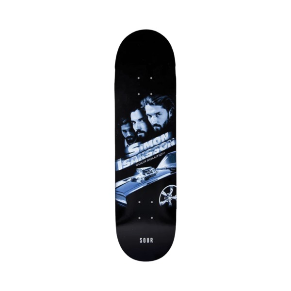 Sour Solution Skateboards Simon Isaksson Fast and Fabulous Skateboard Deck - 8.25" x 31.88"