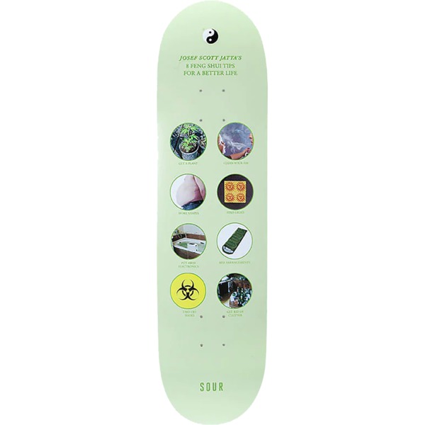 Sour Solution Skateboards Josef Scott Jatta Feng Chui Skateboard Deck ...