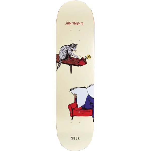 Sour Solution Skateboards Albert Nyberg Whoopsycat Skateboard Deck - 8.25" x 32"