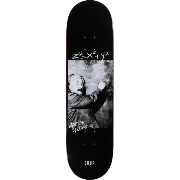 Sour Solution Skateboards Martin Sandberg Mathlete Skateboard Deck - 8" x 31.28"