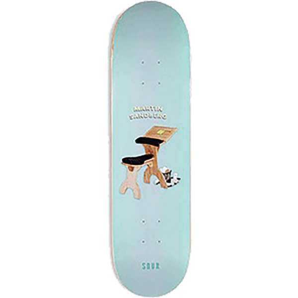 Sour Solution Skateboards Martin Sandberg Plugghast Skateboard Deck - 8.25" x 31.52"