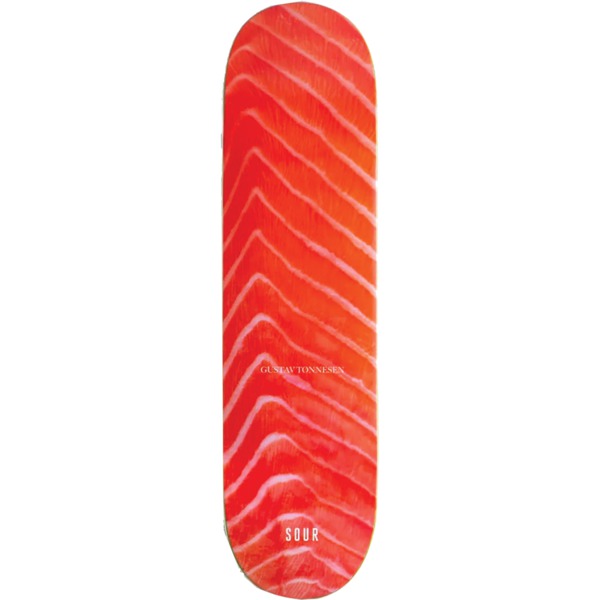 Sour Solution Skateboards Gustav Tonnesen Norwegian Salmon Skateboard Deck - 8" x 31.43"