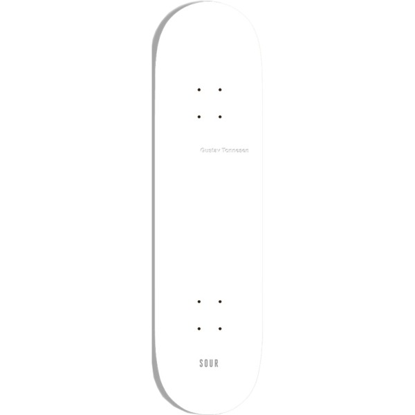 Sour Solution Skateboards Gustav Tonnesen The White Board Skateboard Deck - 8.25" x 31.88"