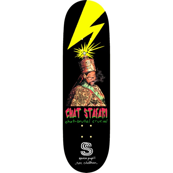 Space Pupil Skateboards Chatman Chat Stafari Skateboard Deck - 8.5" x 32"