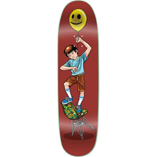 StrangeLove Skateboards Balloon Boy Maroon Skateboard Deck - 8.5" x 32.25"