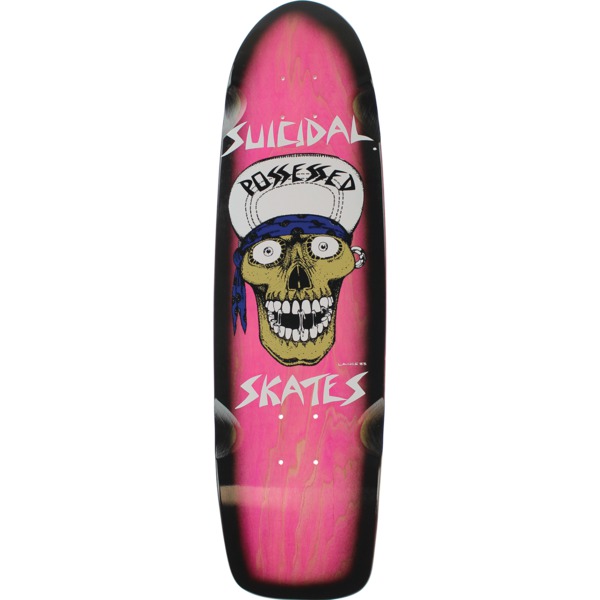 Suicidal Skates Punk Skull Skateboard Deck - 8.3" x 30.5"