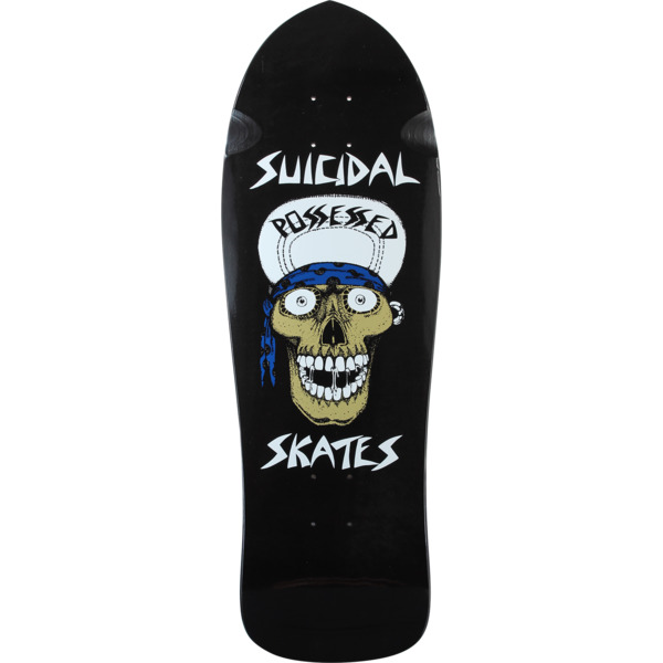Suicidal Skates Punk Skull Reissue Black Old School
