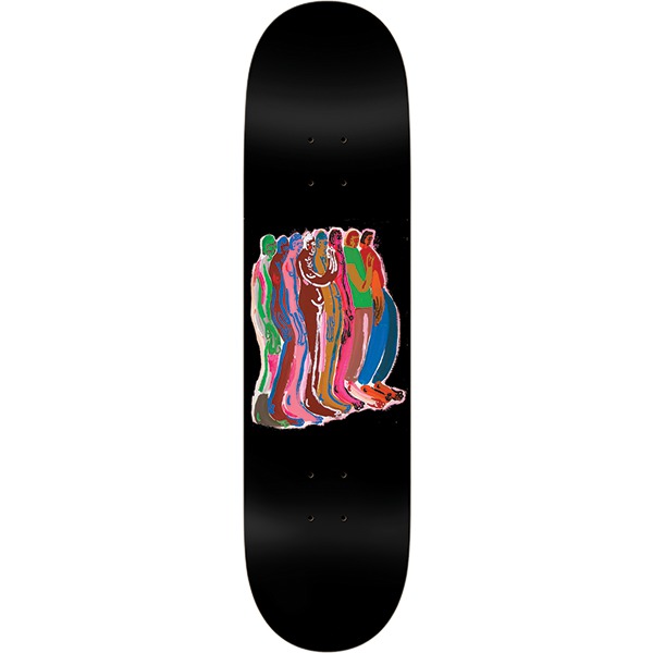 There Skateboards Free In The Night Black Skateboard Deck - 8.38" There Skateboards Free In The Night Black Skateboard Deck - 8.38"