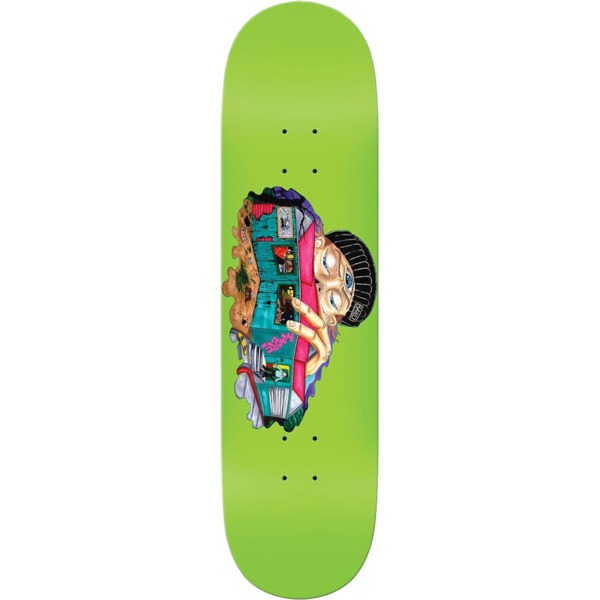 There Skateboards Jessyka Bailey Lucid Dreaming Green Skateboard Deck True Fit - 8.06" x 31.3"