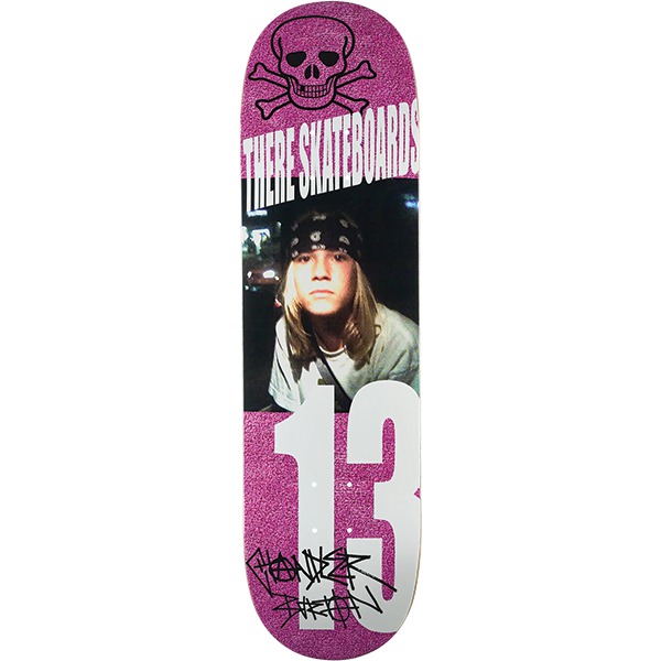 There Skateboards Chandler Burton 13 Pink Skateboard Deck - 8.5"