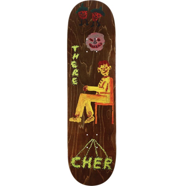 There Skateboards Cher Strauberry Get Off My Case Skateboard Deck True Fit - 8.25" x 31.5"