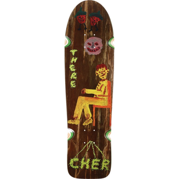 There Skateboards Cher Strauberry Get Off My Case Skateboard Deck with Wheel Wells - 8.67" x 31"