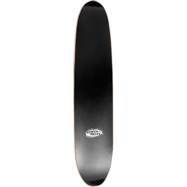 The Heated Wheel Skateboards Polarizer Black Cruiser Skateboard Deck - 6" x 27.5"