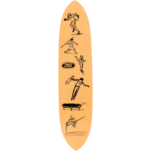 The Heated Wheel Skateboards Polarizer Track & Field Natural Cruiser Skateboard Deck - 6" x 27.6"