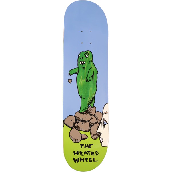 The Heated Wheel Skateboards Wanderer Mini Assorted Stains Cruiser Skateboard Deck - 7.2" x 29"