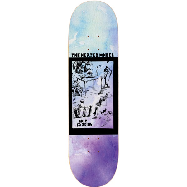 The Heated Wheel Skateboards Eniz Fazliov Pro Skateboard Deck - 8.25" x 32" The Heated Wheel Skateboards Eniz Fazliov Pro Skateboard Deck - 8.25" x 32"