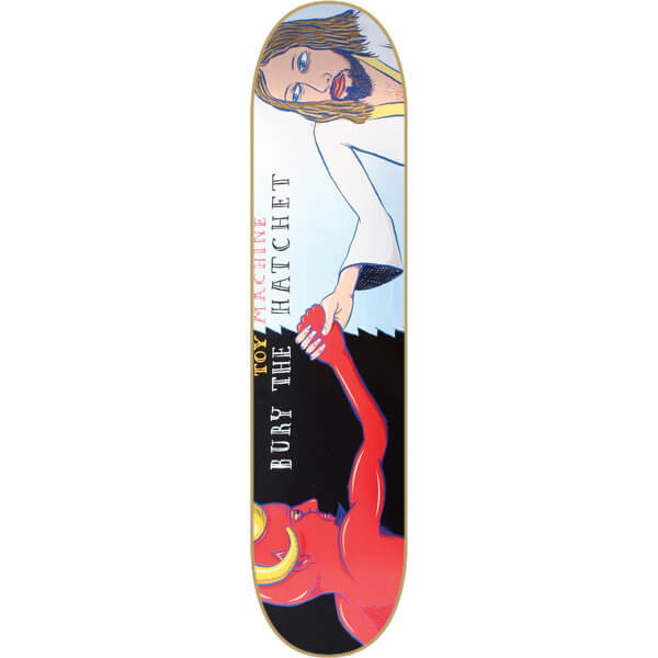 Toy Machine Skateboards Bury the hatchet Skateboard Deck - 8" x 32.25"