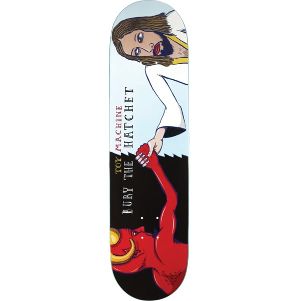 Toy Machine Skateboards Bury The Hatchet Skateboard Deck - 9"