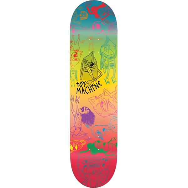 Toy Machine Skateboards Characters II Skateboard Deck - 8" x 31.63"
