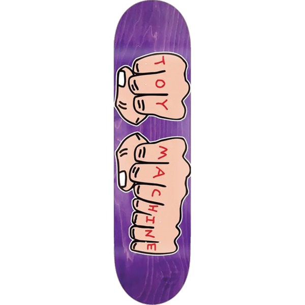 Toy Machine Skateboards Fists Assorted Stains Skateboard Deck - 9" x 32.5"