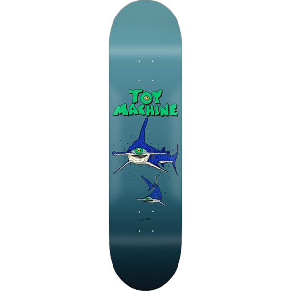 Toy Machine Skateboards Hirotton Hammerhead Skateboard Deck - 7.63" x 31.13"