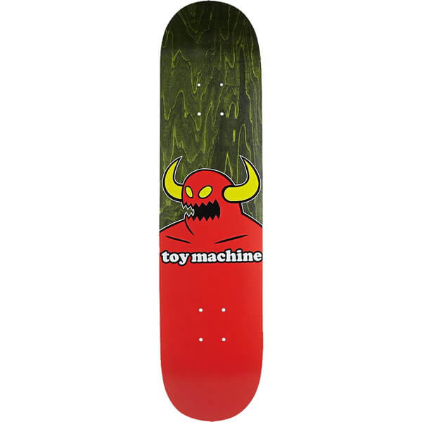 Toy Machine Skateboards Monster Assorted Stains Skateboard Deck - 8.5" x 32.25"