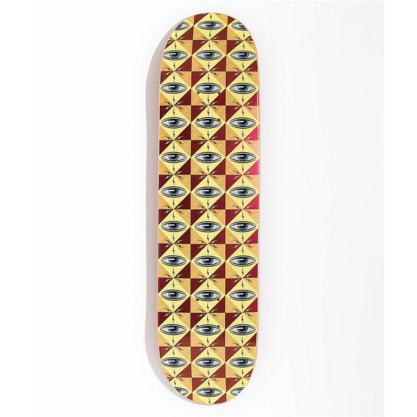Toy Machine Skateboards Pattern Logo Skateboard Deck - 8" x 31.63"
