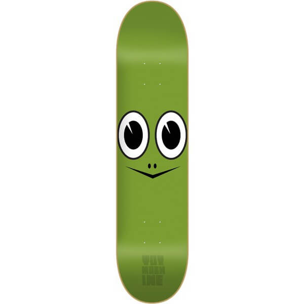 Toy Machine Skateboards Turtle Face Green Skateboard Deck - 7.75" x 31"