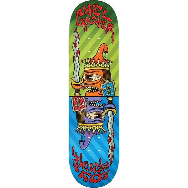 Toy Machine Skateboards Axel Cruysberghs King Card Skateboard Deck - 8.38"