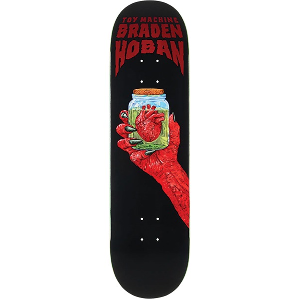 Toy Machine Skateboards Braden Hoban Heart Skateboard Deck - 8.25" Toy Machine Skateboards Braden Hoban Heart Skateboard Deck - 8.25"