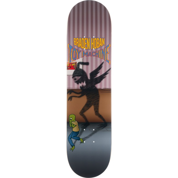 Toy Machine Skateboards Braden Hoban Shadow Skateboard Deck 8 x 31.6